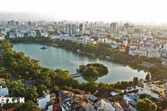 Với quy hoạch mới, Hà Nội được kỳ vọng sẽ xứng tầm là Thủ đô của một đất nước năng động, đổi mới và phát triển. (Ảnh: TTXVN)