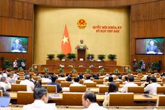 Hôm nay, Quốc hội bước vào ngày làm việc thứ sáu của kỳ họp thứ 7, Quốc hội khóa XV. (Ảnh: TTXVN)