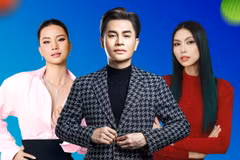 Bộ 3 giám khảo quyền lực của phần thi Top Model Online. (Ảnh: BTC)