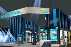 Không gian công nghệ của Viettel tại Vietnam Telecomp 2013. (Nguồn: Viettel)