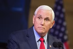 Cựu Phó Tổng thống Mỹ Mike Pence. (Ảnh: AFP/TTXVN)