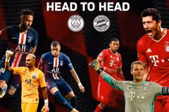 Chung kết Champions League-cuộc đối đầu lần thứ 9 giữa PSG và Bayern Munich