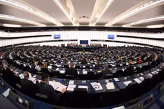 Toàn cảnh một cuộc họp Nghị viện châu Âu tại Strasbourg, miền đông Pháp. (Nguồn: AFP/TTXVN)