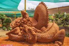 Chiêm ngưỡng vẻ đẹp nghệ thuật từ cát tại "thủ đô resort" Mũi Né