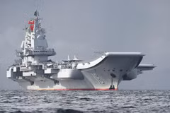 Tàu sân bay Liêu Ninh của Trung Quốc. (Nguồn: AFP)