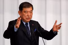 Cựu Bộ trưởng Quốc phòng Nhật Bản Shigeru Ishiba. (Ảnh: Reuters)