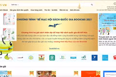 Sau hơn một tháng triển khai, Hội sách trực tuyến quốc gia đã vượt mục tiêu đề ra. (Ảnh chụp màn hình)