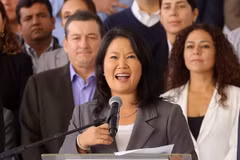 Nữ Thượng nghị sỹ Keiko Fujimori. (Nguồn: EPA/TTXVN)