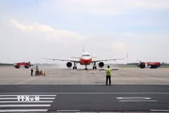 Sân bay Cát Bi. (Ảnh: TTXVN)