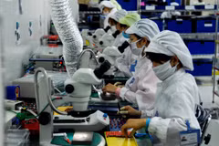 Người lao động tại một doanh nghiệp ở Vĩnh Phúc. (Ảnh minh họa. Nguồn: TTXVN)