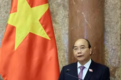 Chủ tịch nước Nguyễn Xuân Phúc. (Ảnh: Thống Nhất/TTXVN)