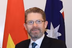 Chủ tịch Thượng viện Australia Scott Ryan. (Ảnh: Thống Nhất/TTXVN)