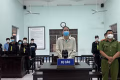 Bị cáo Mai Xuân Cường tại phiên hòa xét xử sơ thẩm. (Ảnh: Văn Hướng/TTXVN)