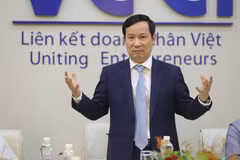 Chủ tịch Liên đoàn Thương mại và Công nghiệp Phạm Tấn Công. (Ảnh: Hoài Nam/Vietnam+)