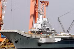 Tàu sân bay đầu tiên của Trung Quốc. (Nguồn: Xinhua)