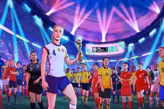 Huỳnh Như hiện diện nổi bật trên poster VCK World Cup Nữ 2023