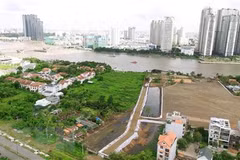 Một góc Khu đô thị mới Thủ Thiêm. (Ảnh: Quang Nhựt/TTXVN)