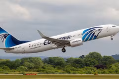 Chiếc máy bay đã mất tích khi đang bay từ Paris tới Cairo (Nguồn: BNO News)