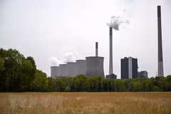 Nhà máy nhiệt điện ở Gelsenkirchen, Đức, ngày 29/4/2022. (Ảnh: AFP/TTXVN)