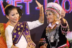 Đây là lần thứ hai Bộ Thông tin và Truyền thông tổ chức chương trình "Thắm tình hữu nghị đặc biệt Việt Nam-Lào." (Ảnh minh họa: TTXVN)