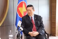 Tổng thư ký ASEAN Kao Kim Hourn. (Ảnh: Hữu Chiến/TTXVN)