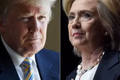 Hai ứng cử viên hàng đầu trong cuộc chạy đua vào Nhà Trắng Hillary Clinton và Donald Trump. (Nguồn: ABC)