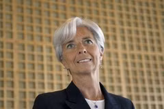 Bộ trưởng Tài chính Pháp Christine Lagarde đã trở thành chính khách đầu tiên tuyên bố ứng cử chức Tổng Giám đốc IMF. (Nguồn: Getty images)
