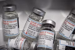 Vaccine ngừa COVID-19 Moderna. (Ảnh: AFP/TTXVN)