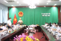 Quang cảnh buổi làm việc. (Ảnh: Lê Thúy Hằng/TTXVN)