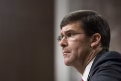 Bộ trưởng Quốc phòng Mỹ Mark Esper. (Nguồn: Bloomberg)