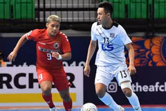 Thái Sơn Nam (áo trắng) bại trận trước Nagoya Oceans. (Nguồn: AFC)