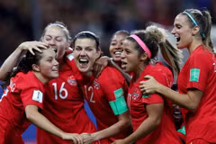 Tuyển nữ Canada vào vòng 1/8 World Cup nữ 2019. (Nguồn: Getty Images)