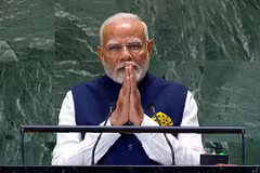 Thủ tướng Ấn Độ Narendra Modi tại phiên họp của Liên hợp quốc (Ảnh: ANI)
