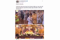 Hình ảnh lan truyền trên mạng xã hội về "vong nhập".