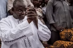 Tổng thống Gambia Adama Barrow. (Nguồn: AFP)