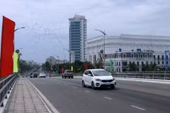 Một góc đô thị phường Vĩnh Thanh Vân, thành phố Rạch Giá (Kiên Giang). (Ảnh: Lê Huy Hải/TTXVN)
