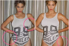 Nữ ca sỹ Beyonce bị tố chỉnh sửa ảnh quá đà cho thon gọn hơn