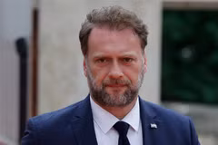 Bộ trưởng Quốc phòng Croatia Mario Banozic tại Paris, Pháp ngày 19/6/2023. (Ảnh: AFP/TTXVN)