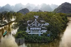 Khu danh thắng chùa Hương. (Ảnh: Thành Đạt/TTXVN)