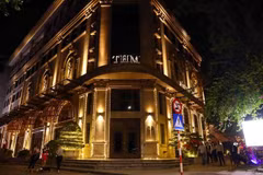 Trụ sở Tân Hoàng Minh tại phố Quang Trung, phường Trần Hưng Đạo, quận Hoàn Kiếm, Hà Nội. (Ảnh: Phạm Kiên/TTXVN)