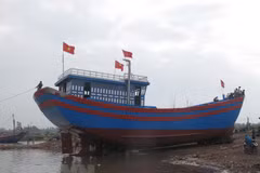 Tàu cá đóng theo Nghị định 67. (Nguồn: TTXVN)