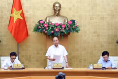 Thủ tướng Nguyễn Xuân Phúc phát biểu. (Ảnh: Thống Nhất/TTXVN)