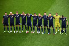 Các cầu thủ Scotland sẽ hát quốc ca nào? (Ảnh: AFP/TTXVN)