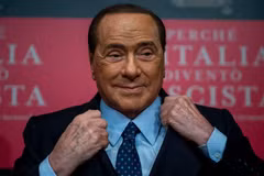 Cựu Thủ tướng Italy Silvio Berlusconi được xác định dương tính với virus SARS-CoV-2. (Nguồn: Sky News)
