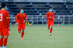 U23 tập luyện chỉ với 10 cầu thủ trước trận bán kết gặp Timor Leste