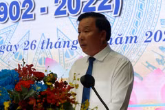 Long An tổ chức kỷ niệm 120 năm ngày sinh đồng chí Võ Văn Ngân
