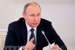 Tổng thống Vladimir Putin. (Ảnh: AFP/TTXVN)