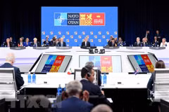 Toàn cảnh Hội nghị thượng đỉnh NATO tại Madrid, Tây Ban Nha, ngày 29/6/2022. (Ảnh: AFP/TTXVN)