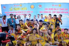 Đương kim vô địch Sông Lam Nghệ An sẽ chạm trán nhiều đối thủ lớn ở giải năm nay. (Ảnh: Minh Đức/TTXVN)