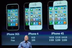 Buổi lễ giới thiệu iPhone 4S. (Nguồn: Internet)